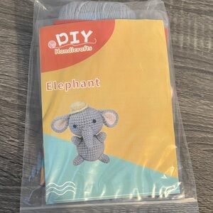 Elephant Knitting Kit - Gray